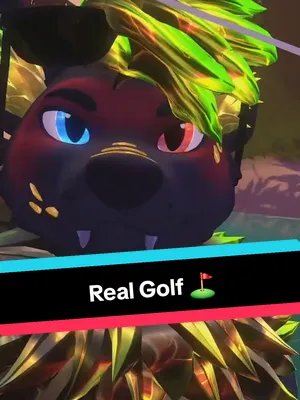 The ONE time I played (real) Golf ⛳️ #furry #vrchat #golf #golftiktok #furryfandom 