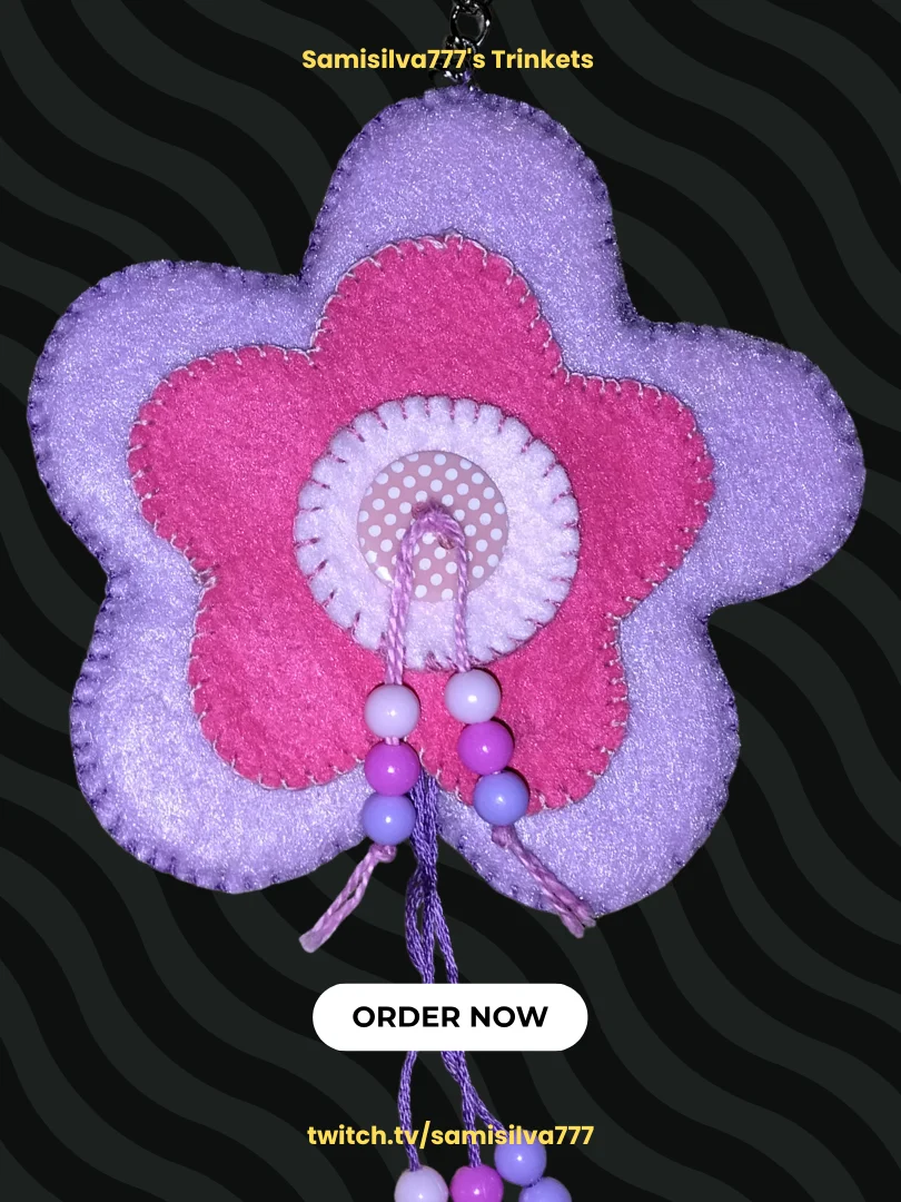 Flower 2D Keychain product image (2)