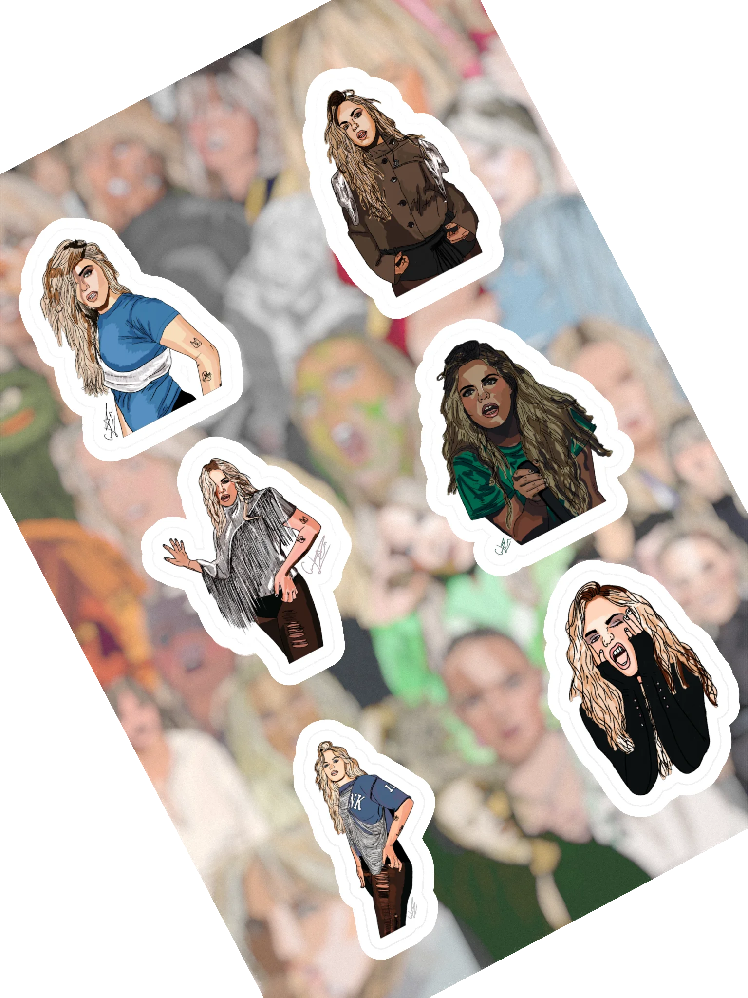 BITE ME Tour Sticker Sheet product image (2)