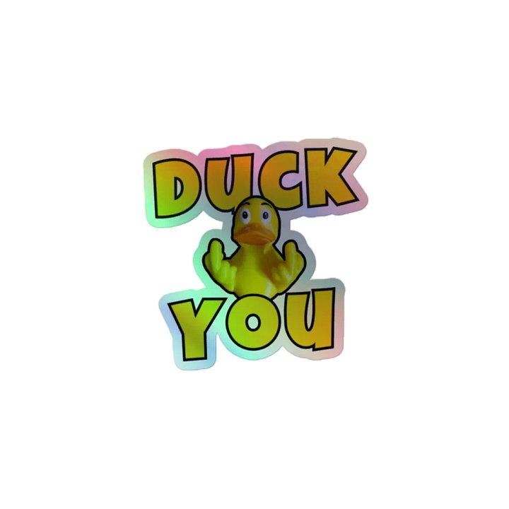 SSG Grunt Duck You Holographic Sticker product image (1)
