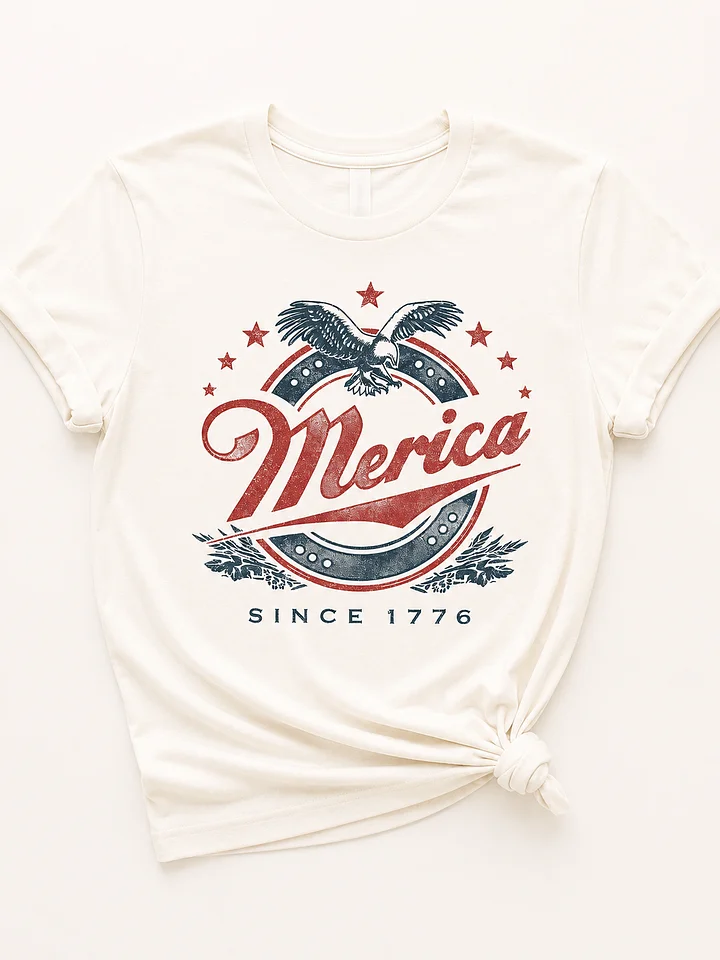 Merica Since 1776 Eagle Patriotic DTF Transfer product image (1)