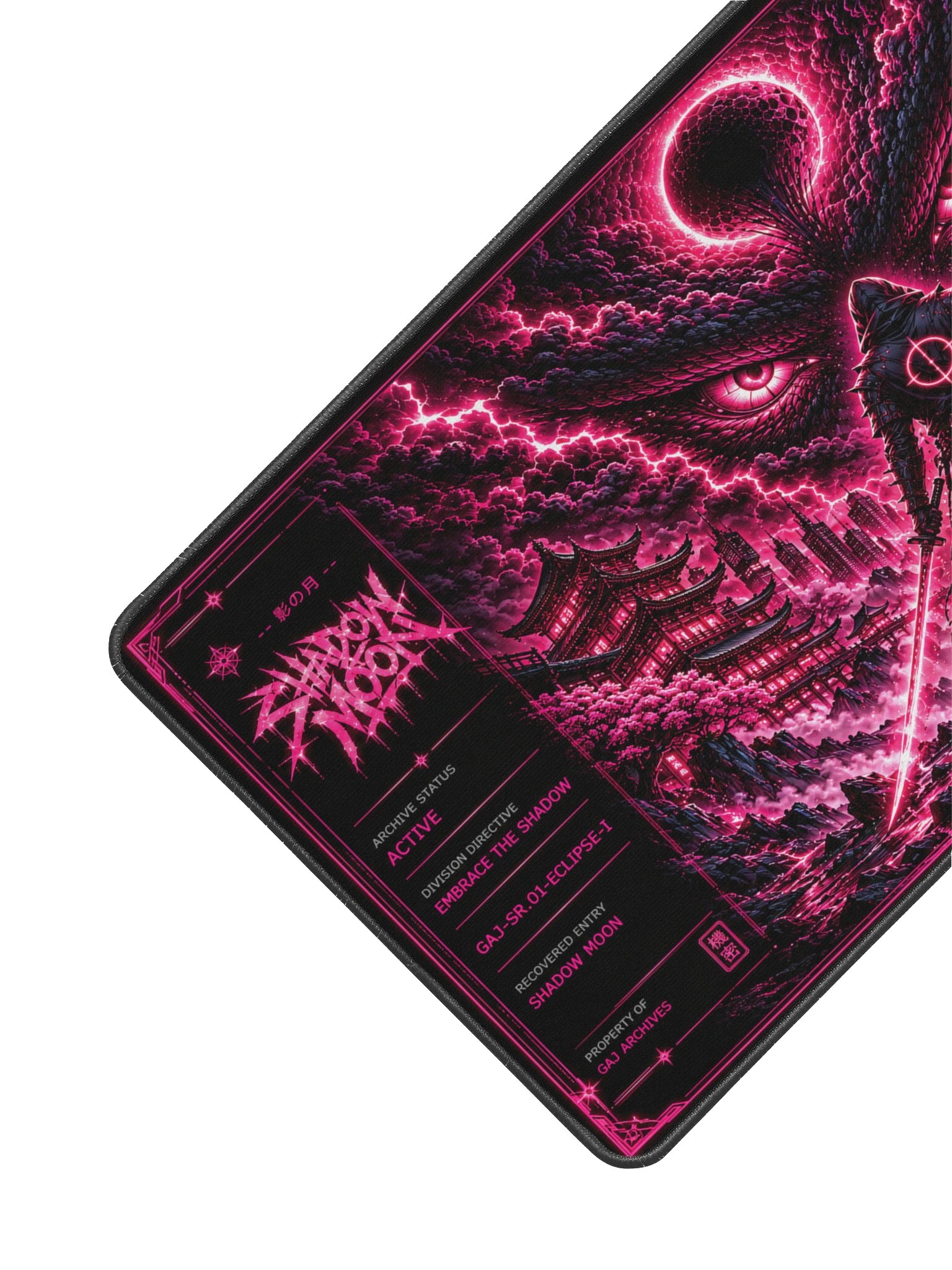 SHADOW MOON - Neon Gaming Desk Mat product image (3)