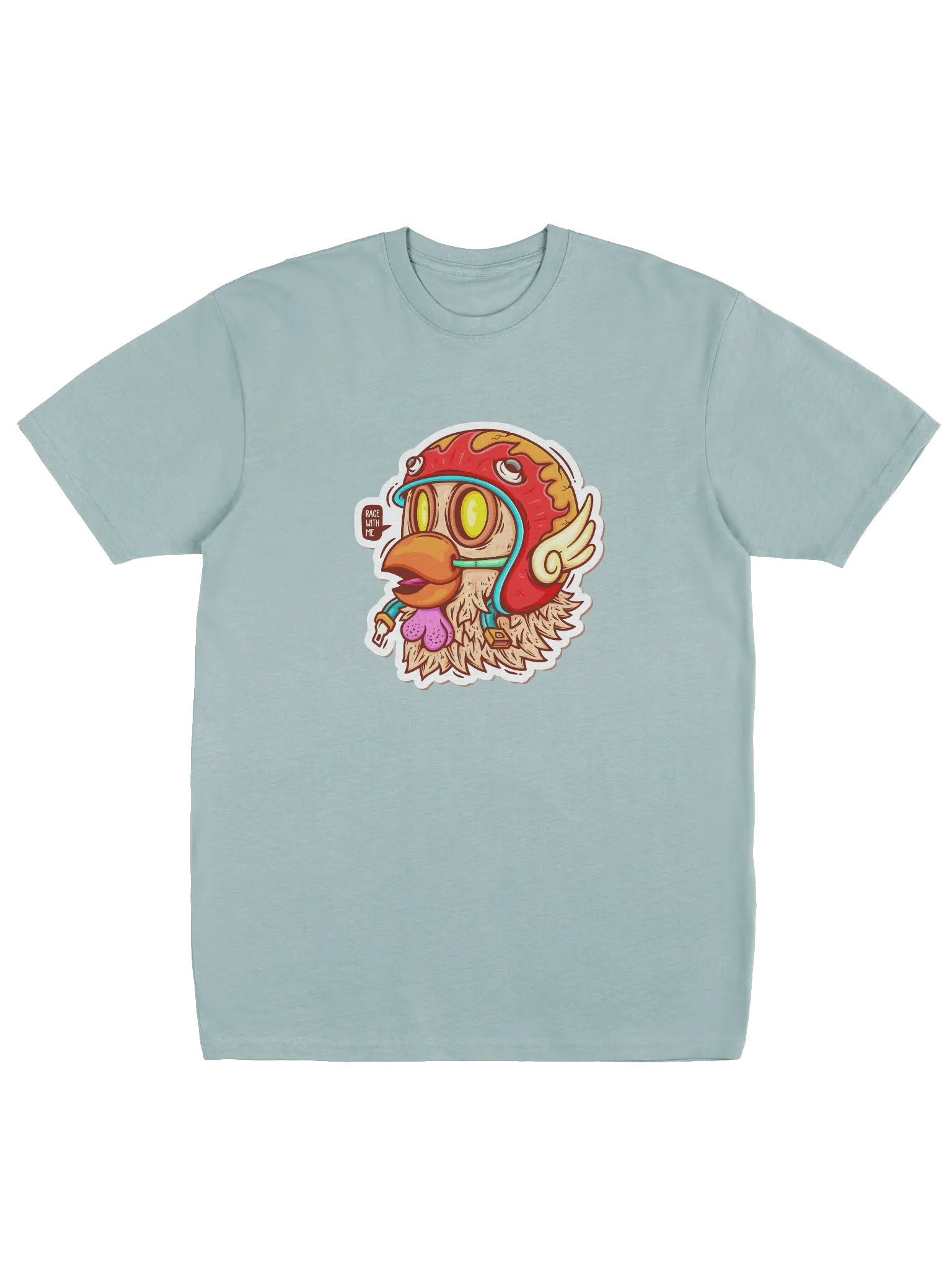 Whimsical Racing Bird Men's Tee product image (1)