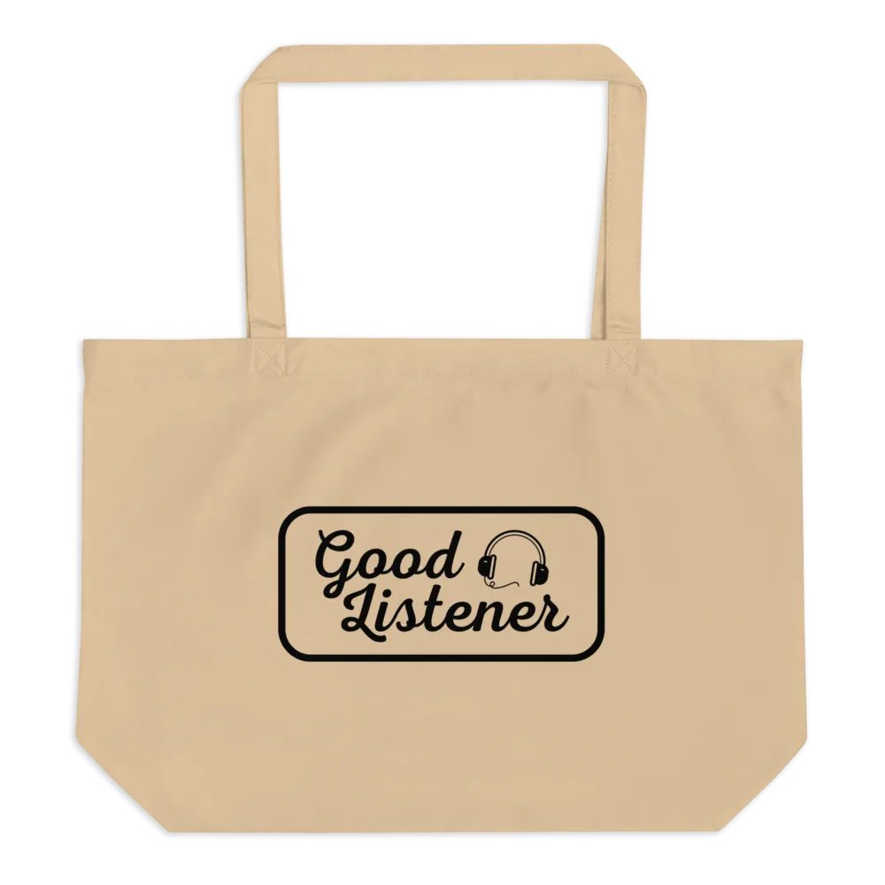Good Listener Tote - Beige product image (1)