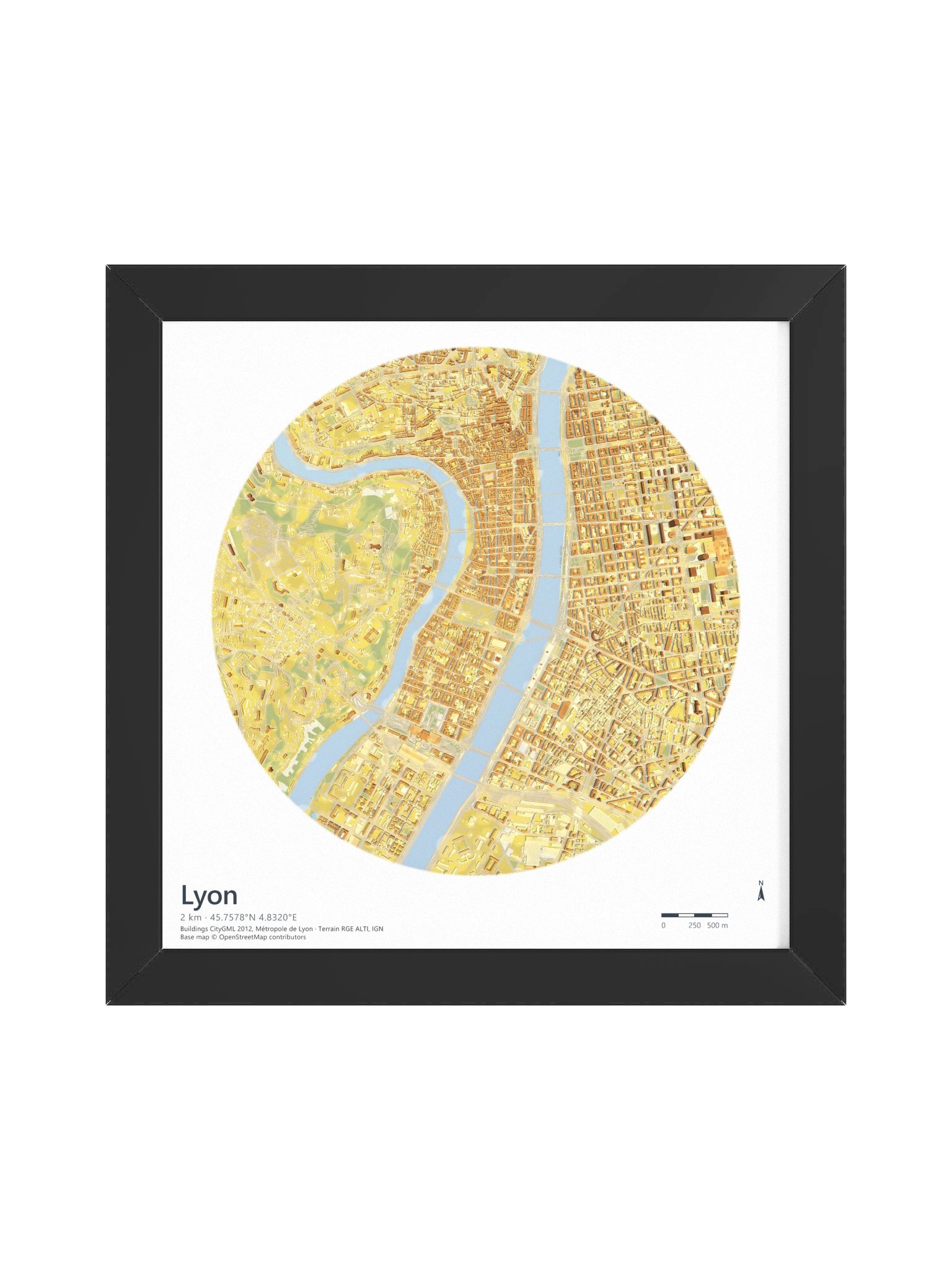 Lyon: 3D City Map product image (4)
