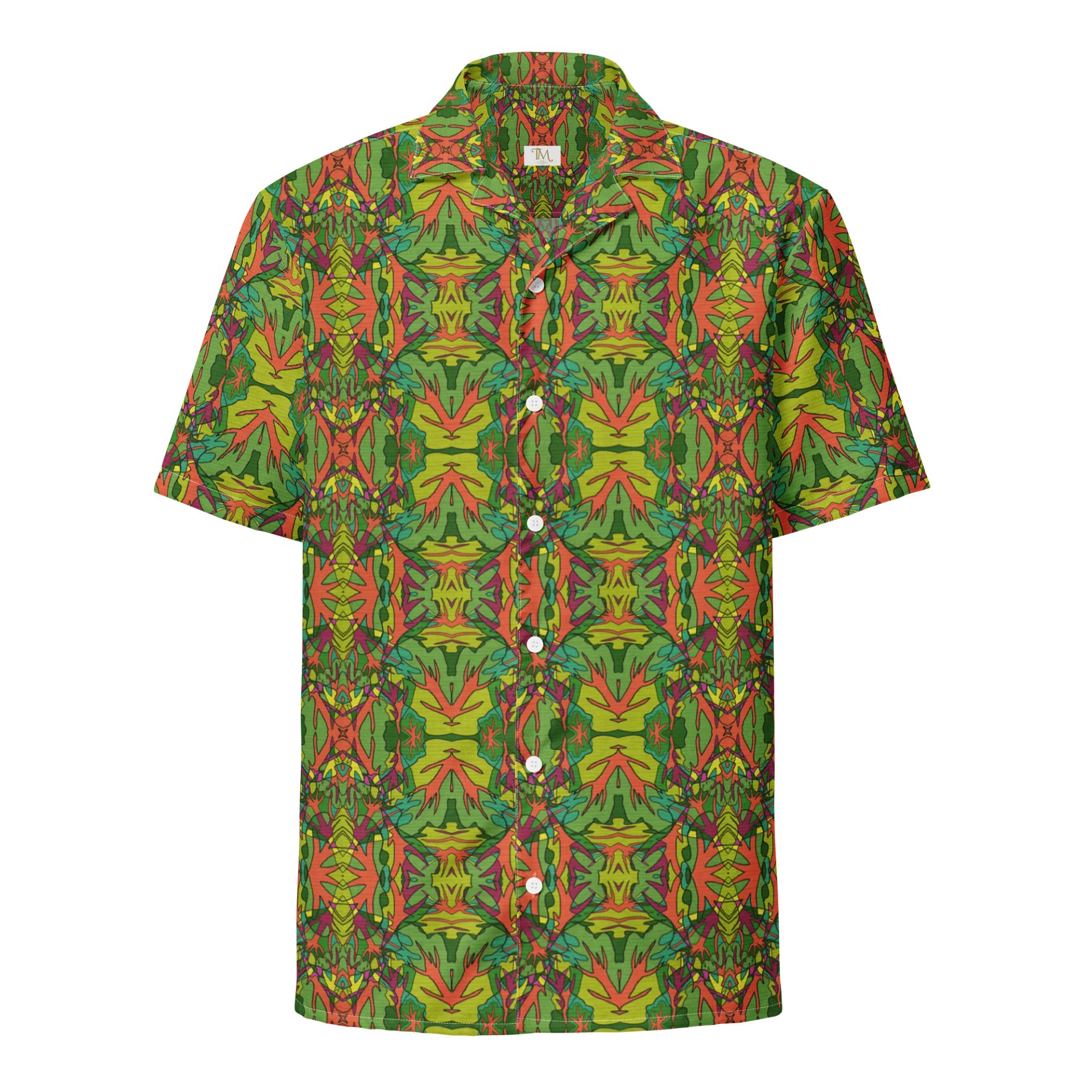 Spinach Tangle – Featherlight Hawaiian Shirt product image (2)