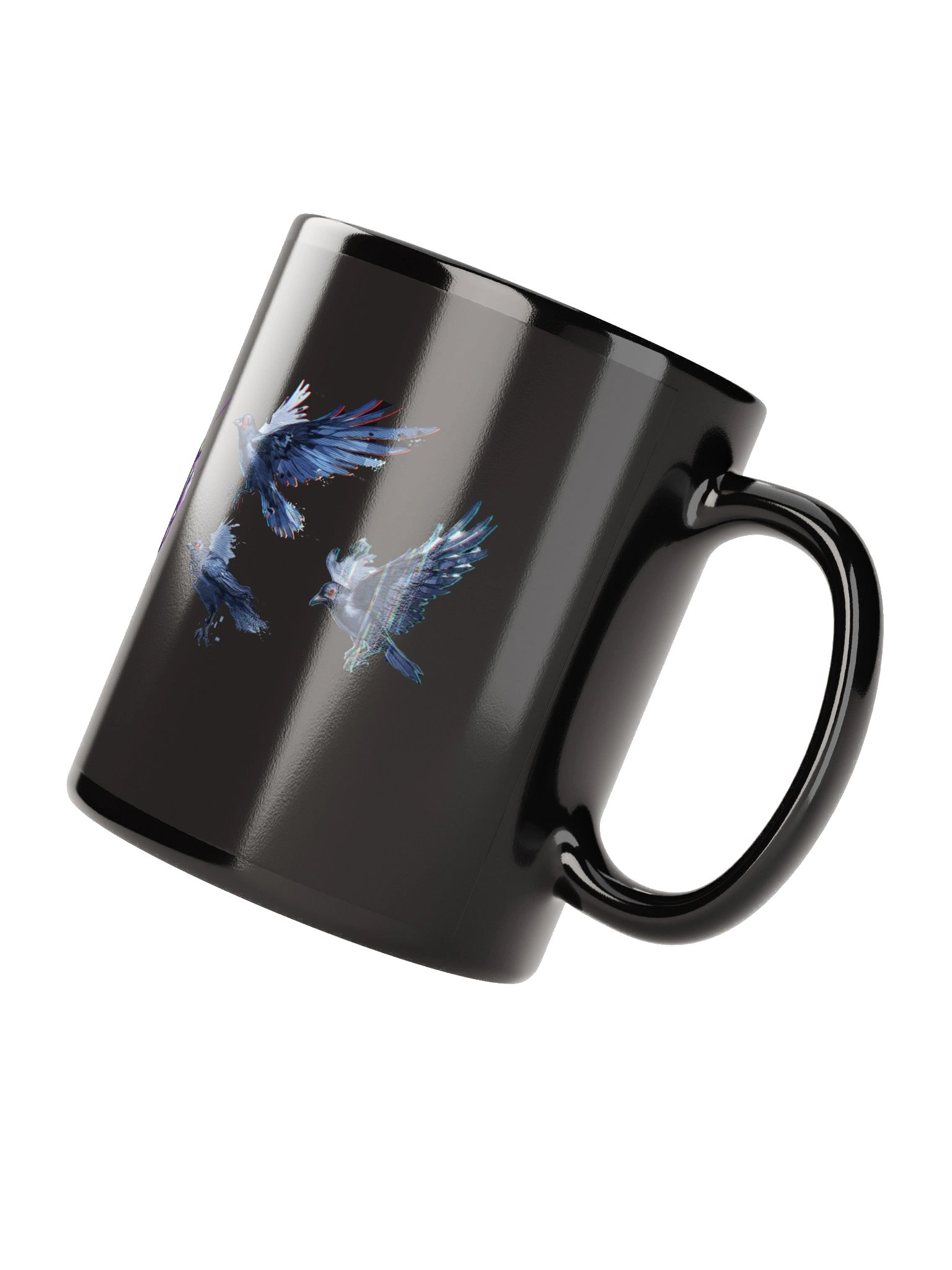 Geometric Crow Graffiti Mug product image (7)