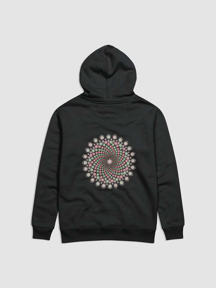 Green and Pink Mandala Unisex Eco Hoodie product image (2)