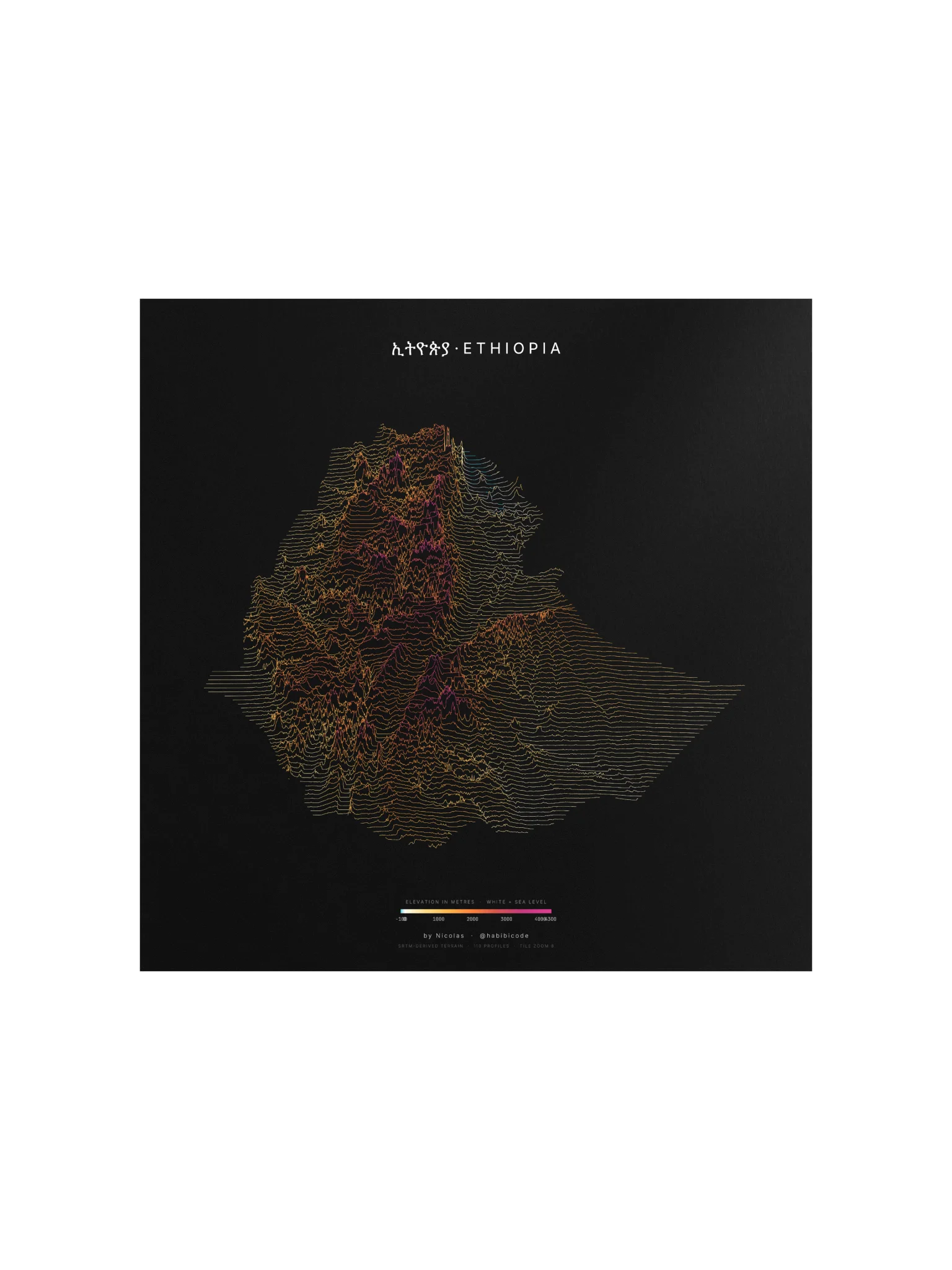 Ridgeline Poster - Ethiopia product image (1)