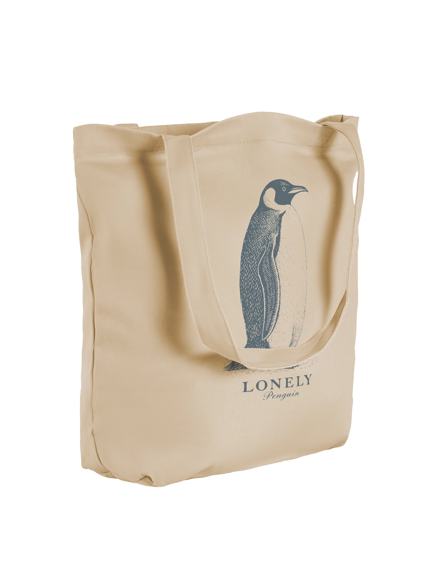 Lonely Penguin Organic Cotton Tote Bag product image (4)