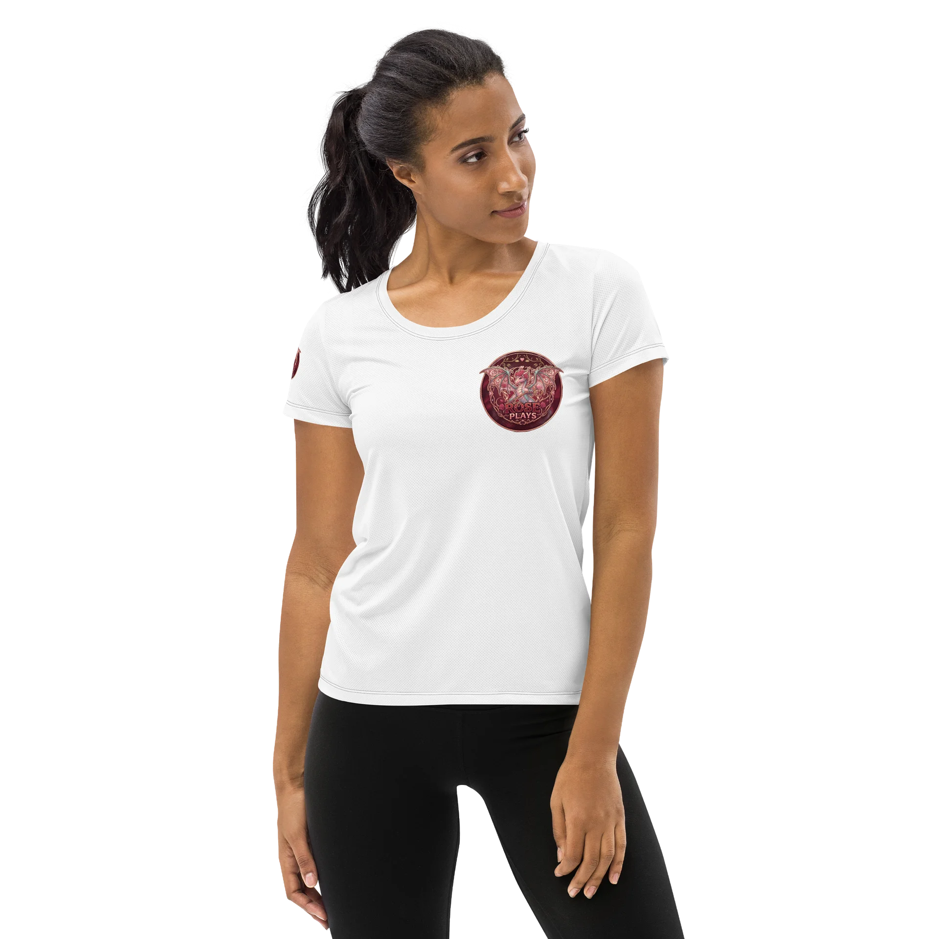 Rose Plays Women's Athletic Tee product image (1)