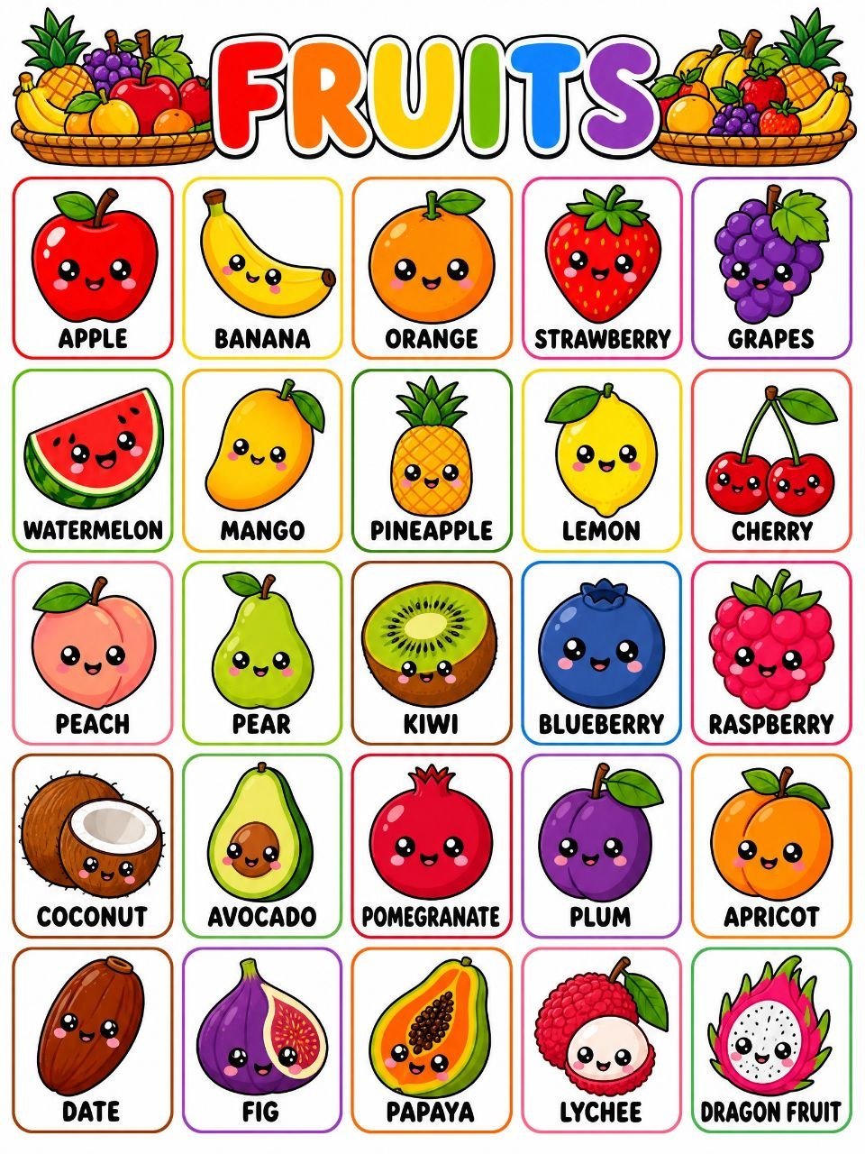 The Ultimate Kawaii Learning & Coloring Bundle product image (8)