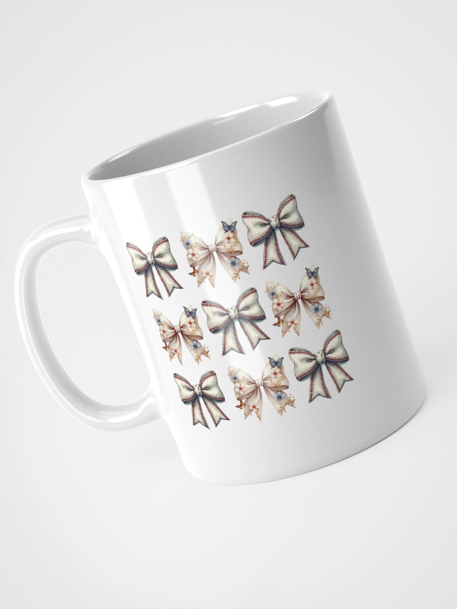 Spring Bows Baseball Butterfly Elegance Mug product image (2)