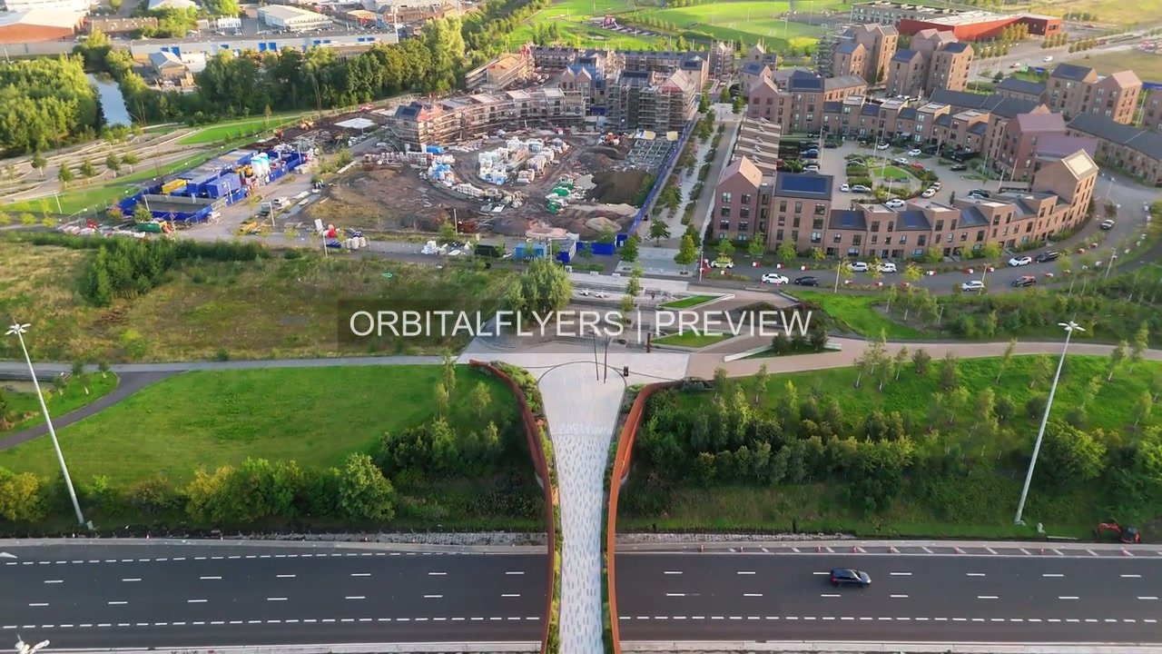Glasgow Aerial 08 | 4K + HD Stock Footage product image (1)