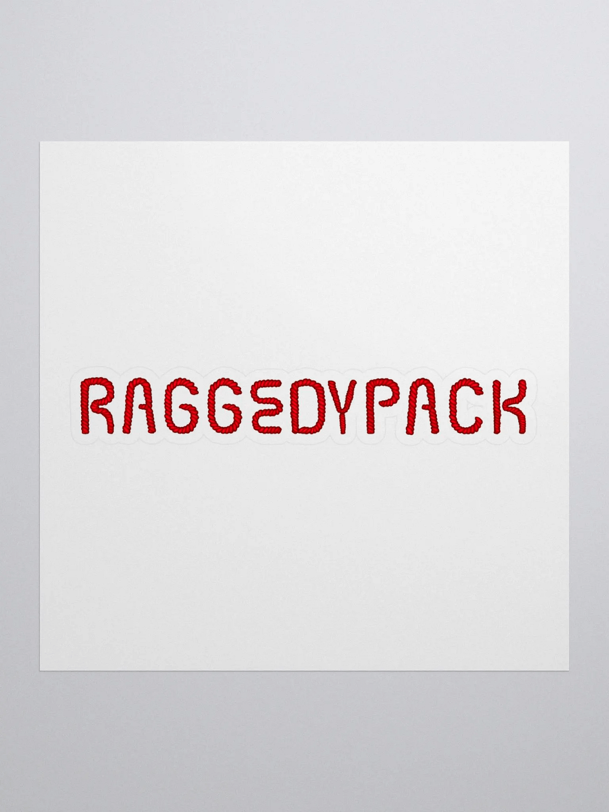 Raggedy Pack Horizontal Sticker | Raggedy Pack