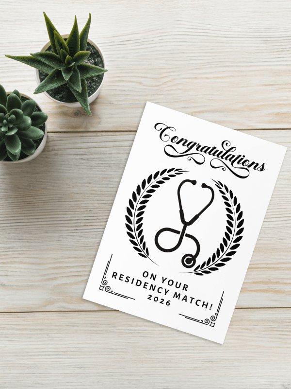 Match Day Card Congratulations Gift for Future Doctor Residency Match Present product image (10)