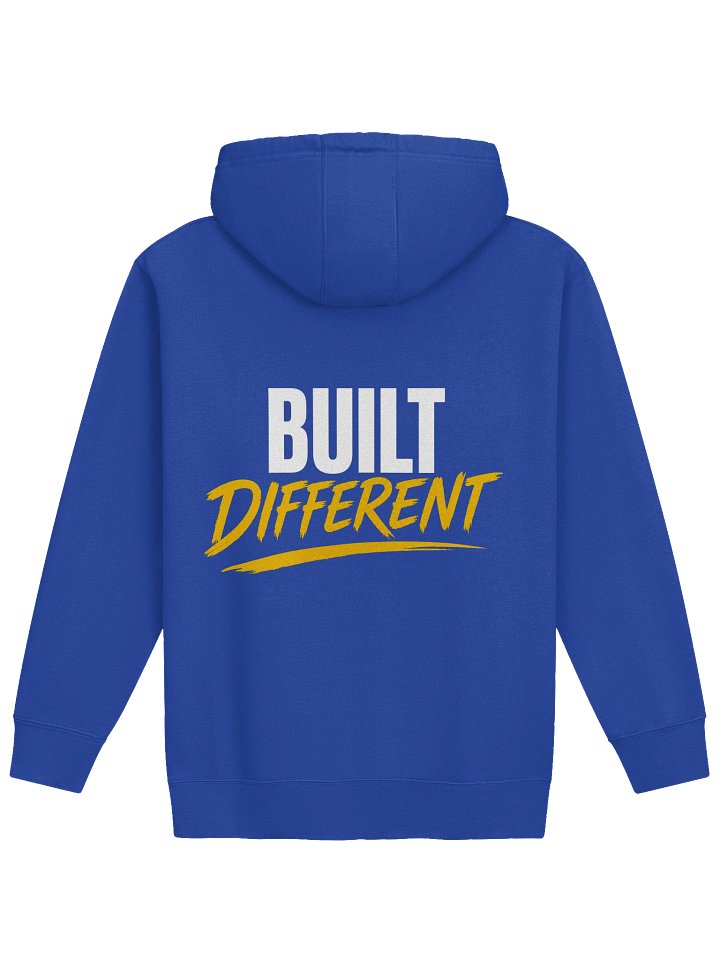 Built Different Premium Hoodie – Royal Blue Edition product image (1)