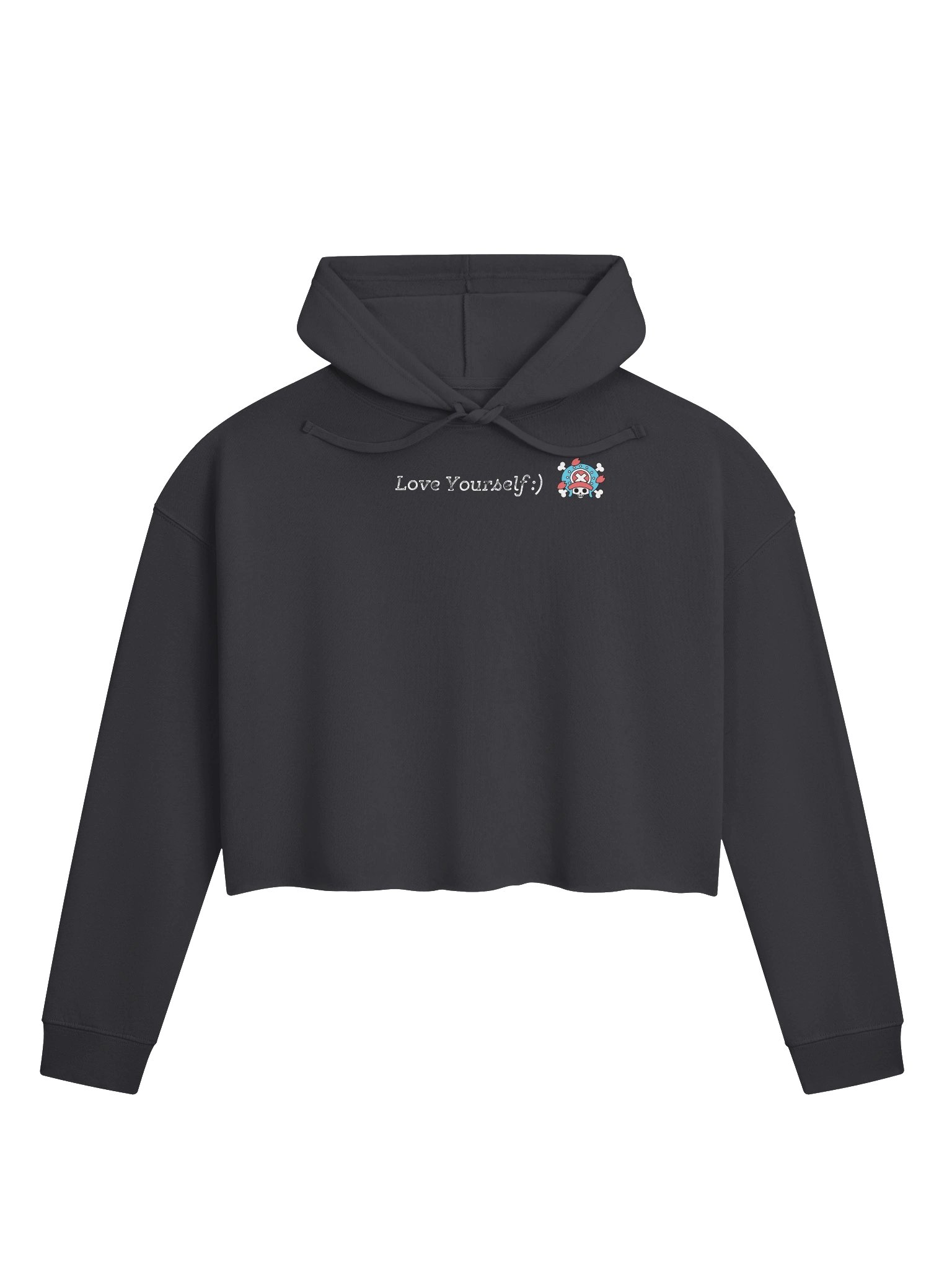 Tony Chopper Love Yourself Women’s Lightweight Cropped Hoodie product image (1)