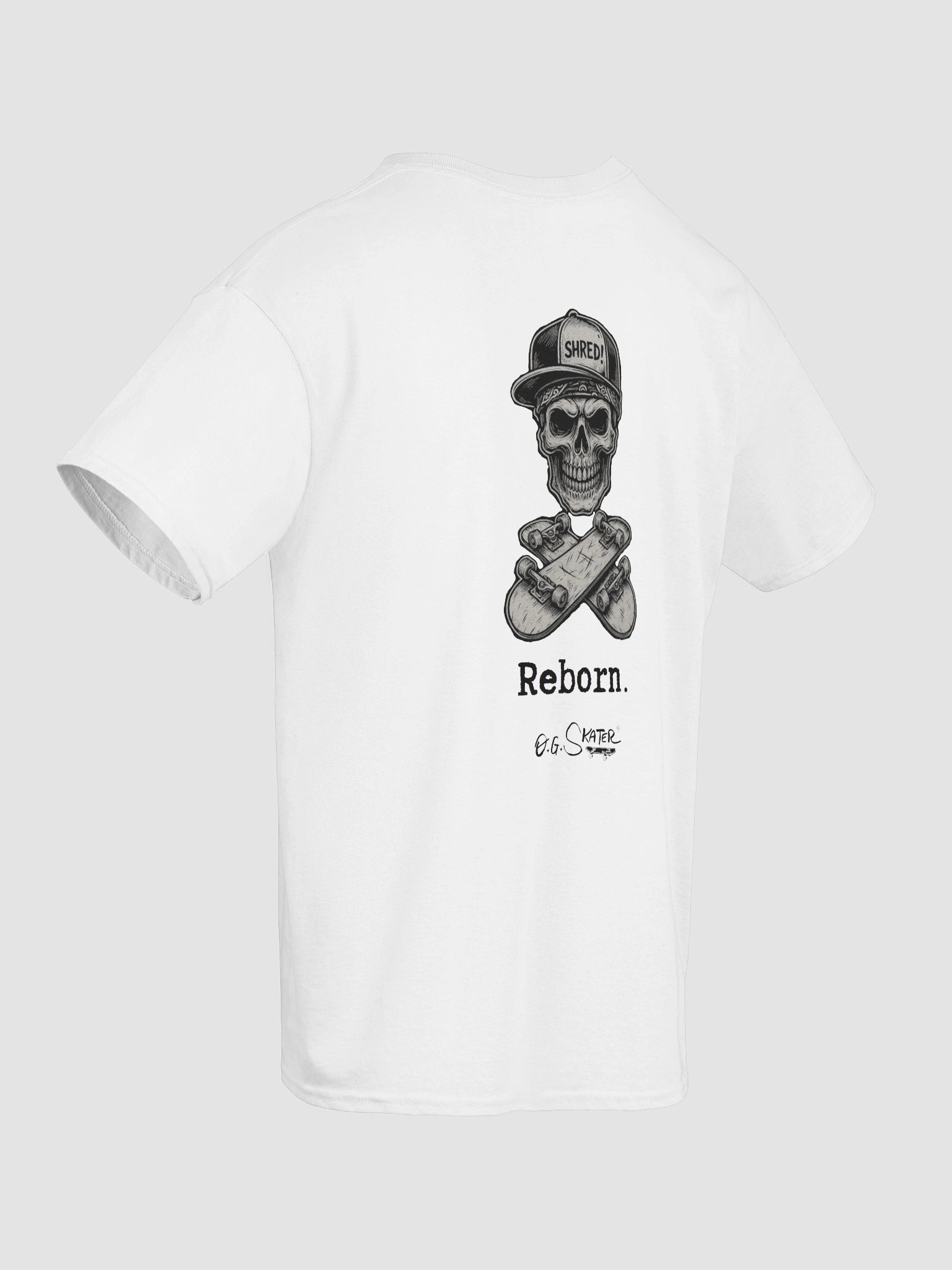 "Reborn.” (white) product image (2)