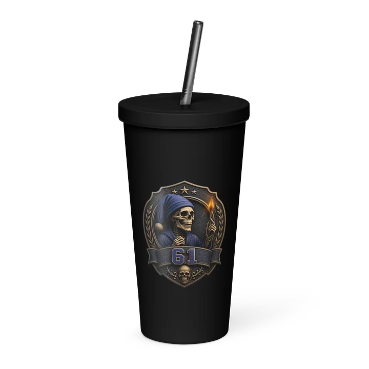 "SMX 61" Insulated Tumbler with a Straw product image (1)