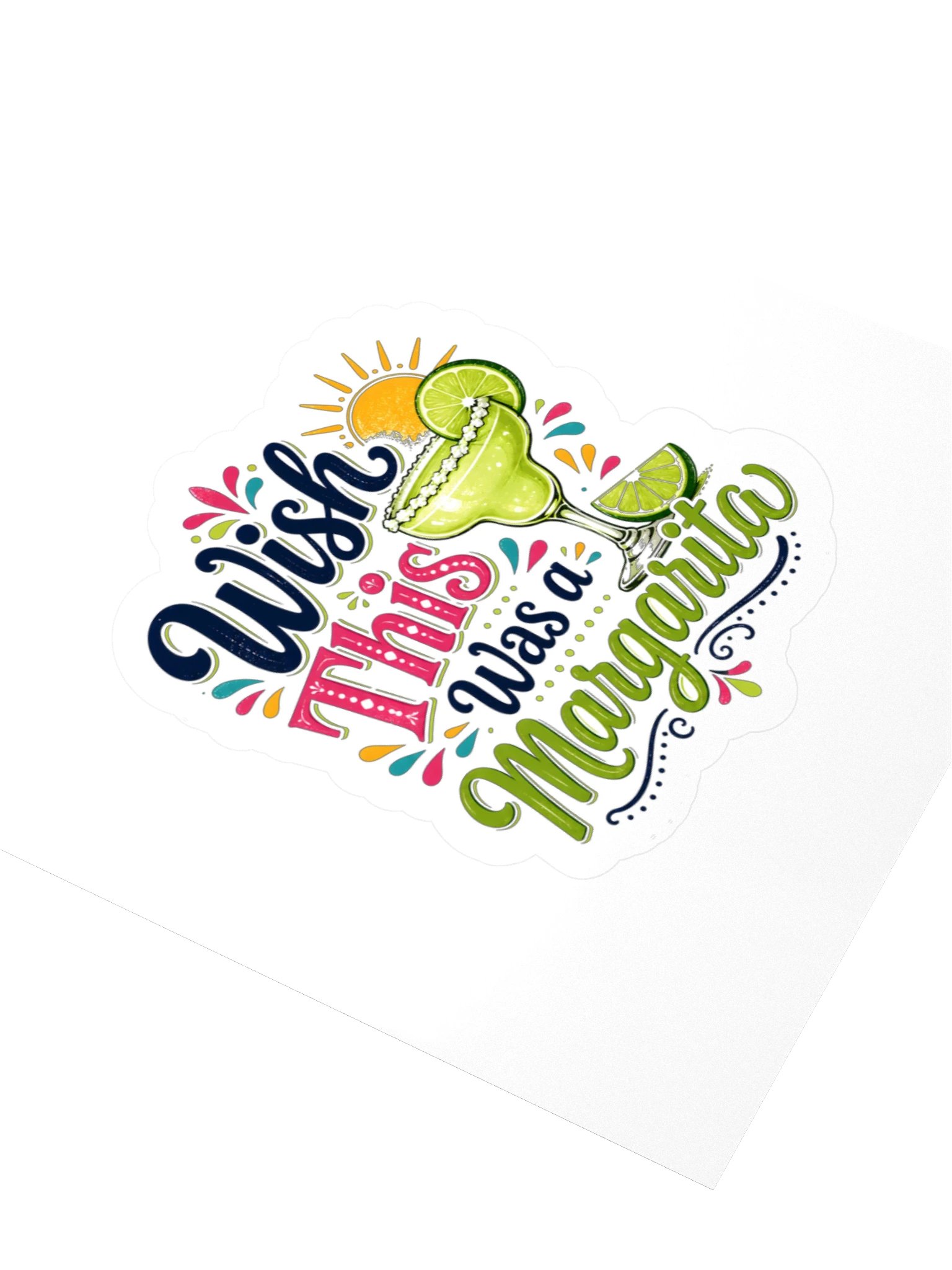 Wish This Was A Margarita Sticker product image (3)