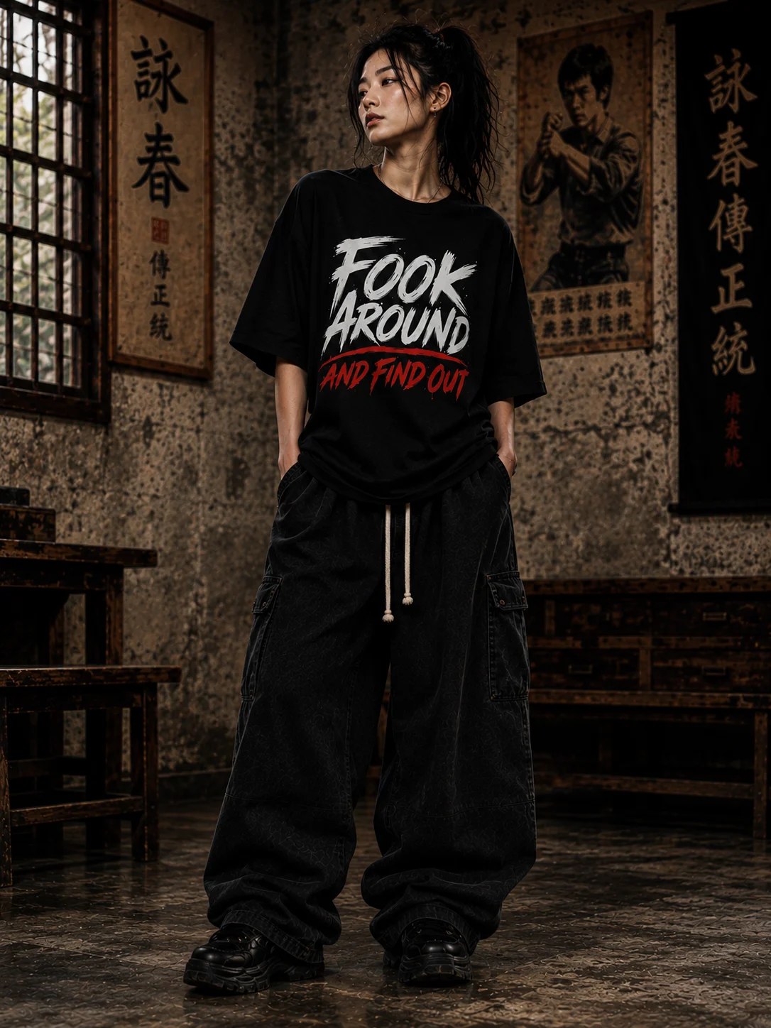 Fook Around and Find Out Heavy Fashion Tee product image (3)