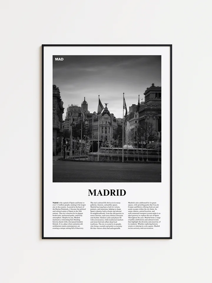 Madrid 03 Newspaper Poster product image (1)