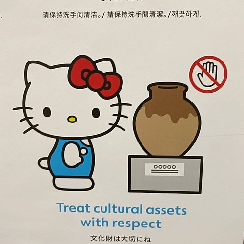Tokyo subway stations begging tourists to behave in a civilized manner.
