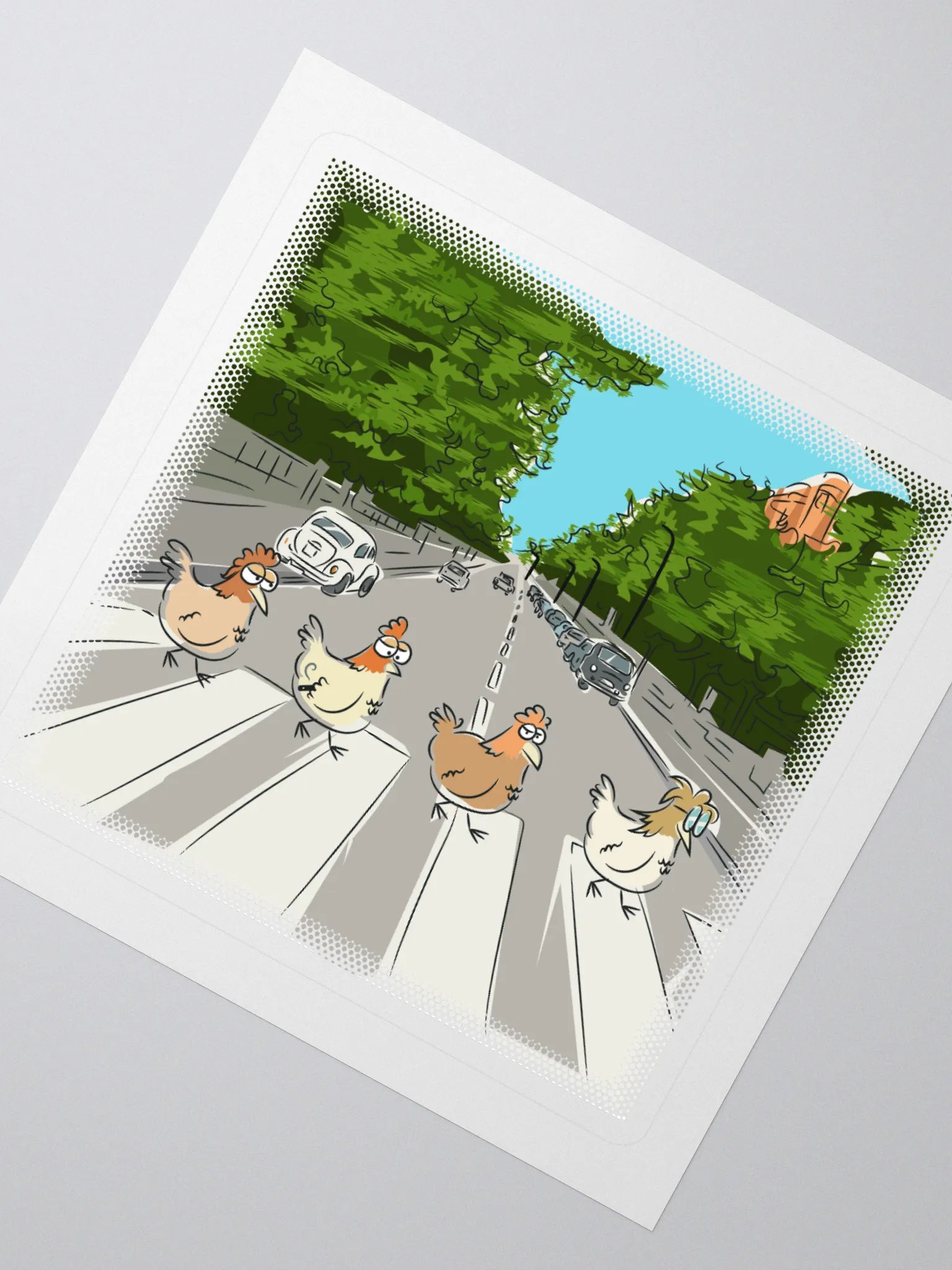 Why four chickens crossed Abbey Road? product image (2)