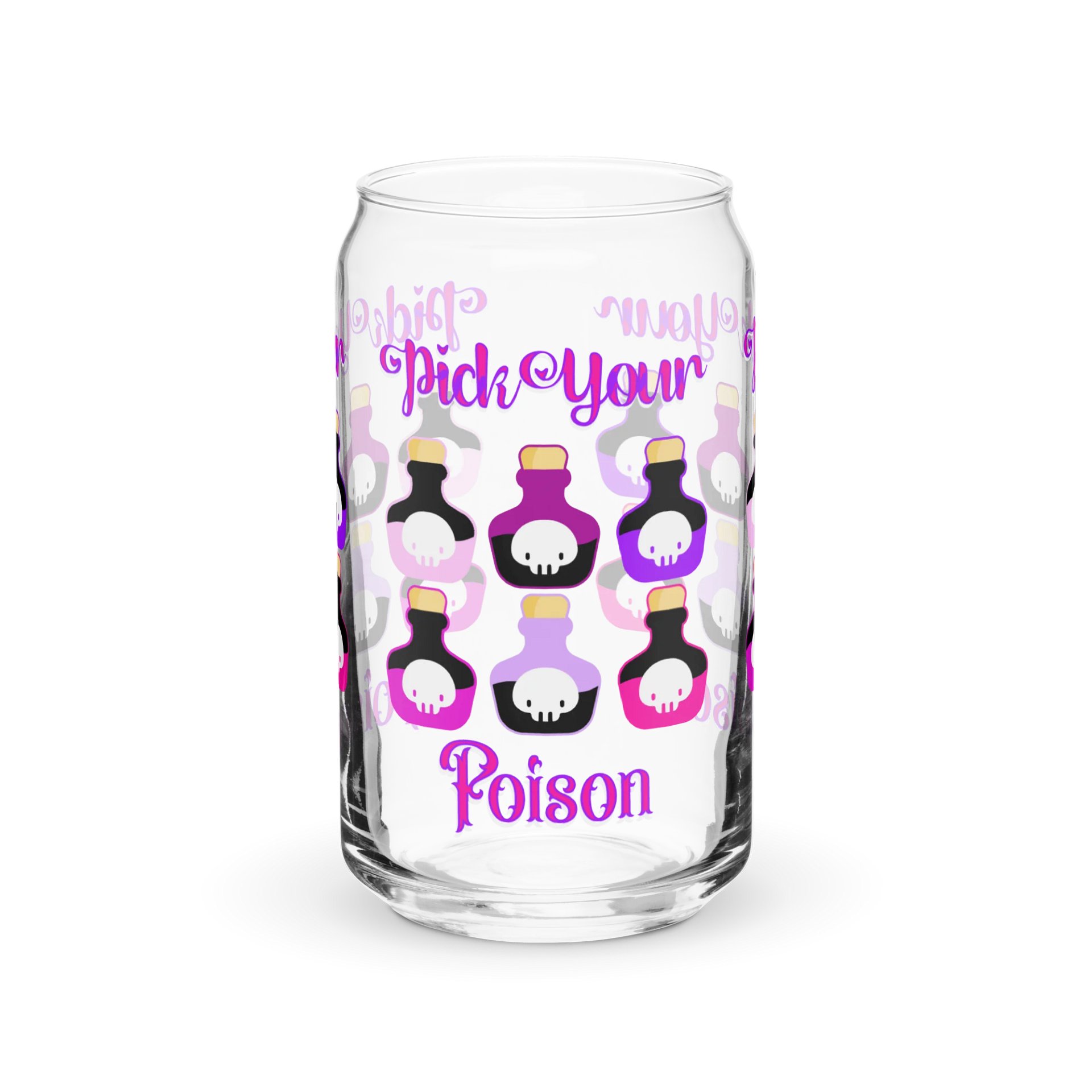 Pick Your Poison Clear Glass Design product image (2)