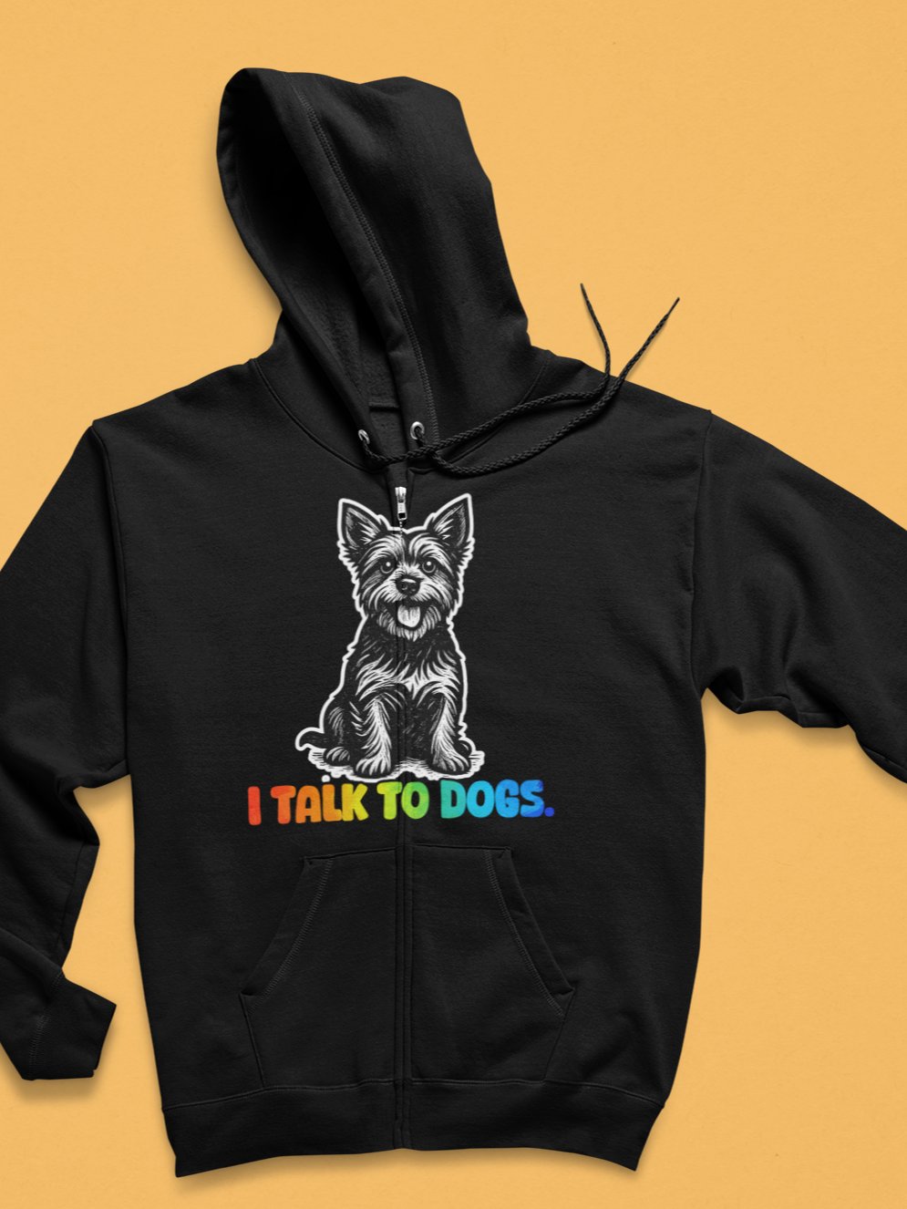 I Talk to Dogs Funny Dog Lover Hoodie product image (37)