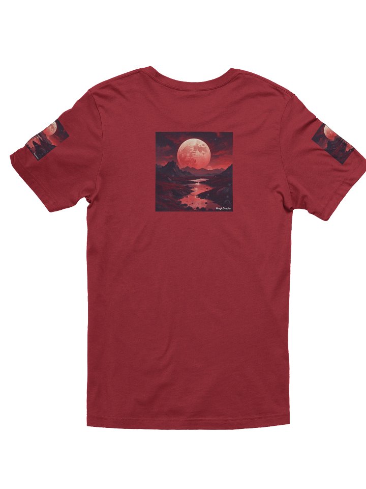 Crimson Moonlit Mountains T-Shirt product image (2)