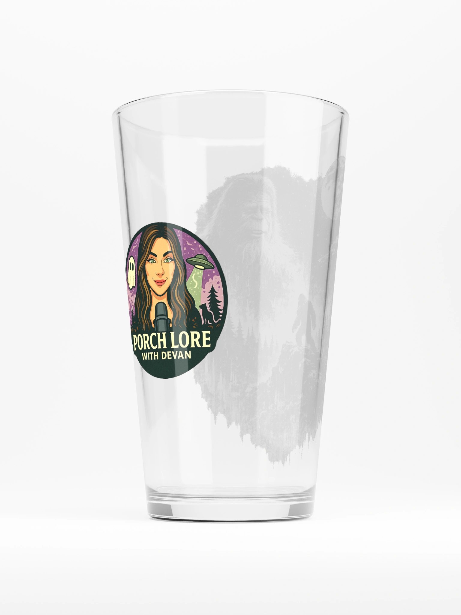 SENTIMENTAL SASQUATCH SHAKER PINT GLASS 16oz product image (3)