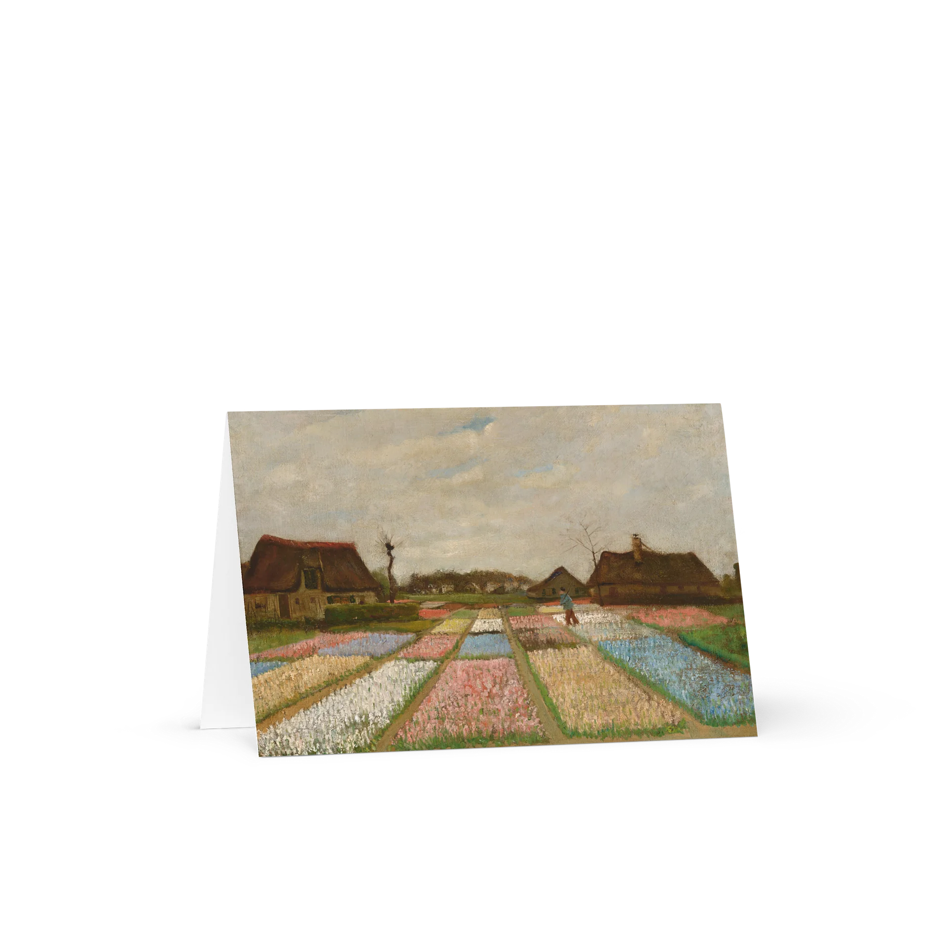 Flower Beds in Holland (Vincent van Gogh) Greeting Card product image (2)