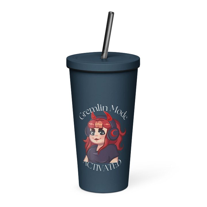 Gremlin Mode (white) Insulated Tumbler product image (2)