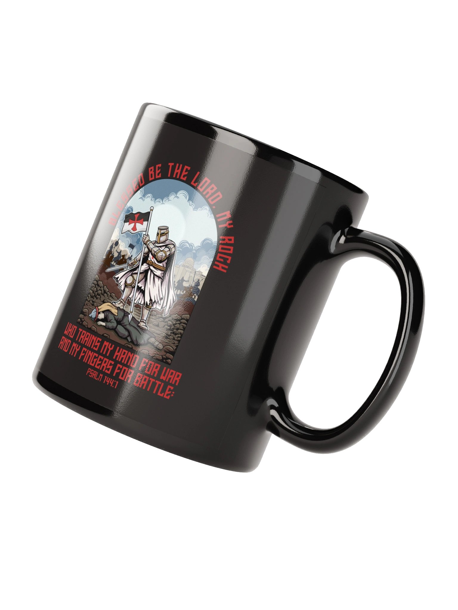 Crusader Gear -Mug (black) product image (3)