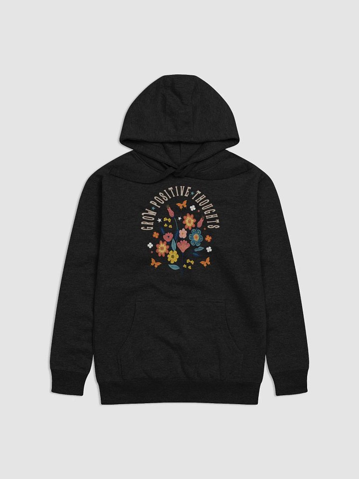 Grow Positive Thoughts Floral Hoodie product image (1)