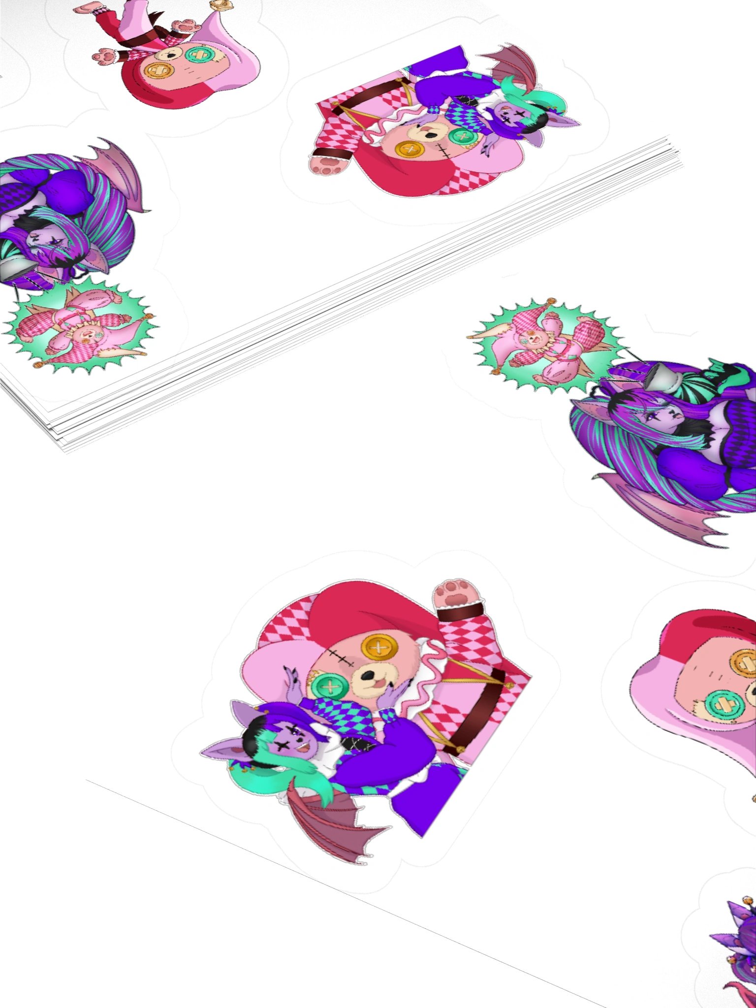 April Fool's Anxiety Bear Stickers product image (10)