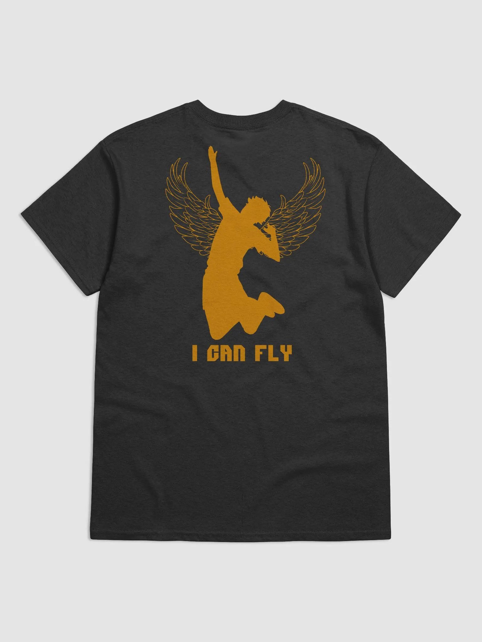 Hinata 'I Can Fly' Black Tee - Back product image (1)