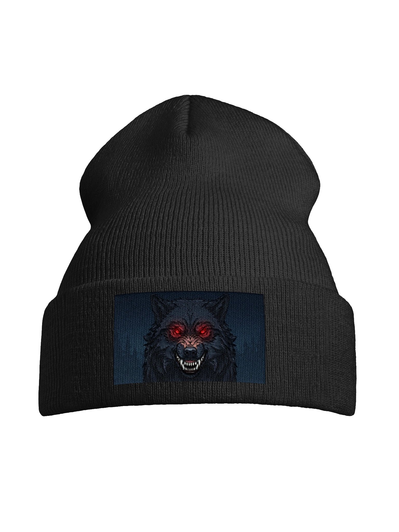 Blood Wolf Cuffed Beanie product image (82)