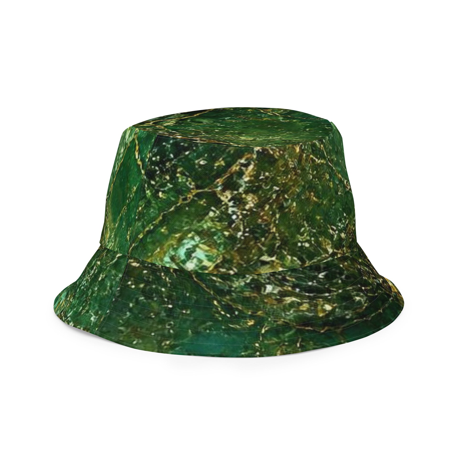 "A522" Emerald Gold Vein Bucket Hat product image (3)
