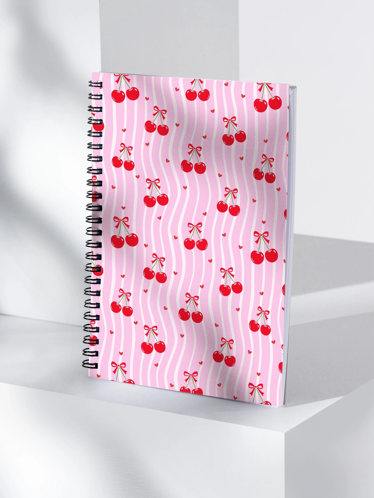 Cherry Blossom Dreams Spiral Dotted Journal/Notebook. product image (4)