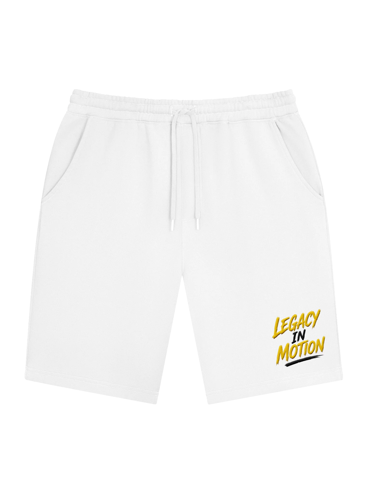 Legacy In Motion Embroidered Shorts – White