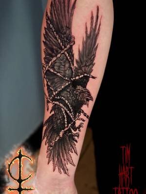 proudly sponsored by fight milk, made with crow eggs! #timharttattoo #iasip #tattoo 