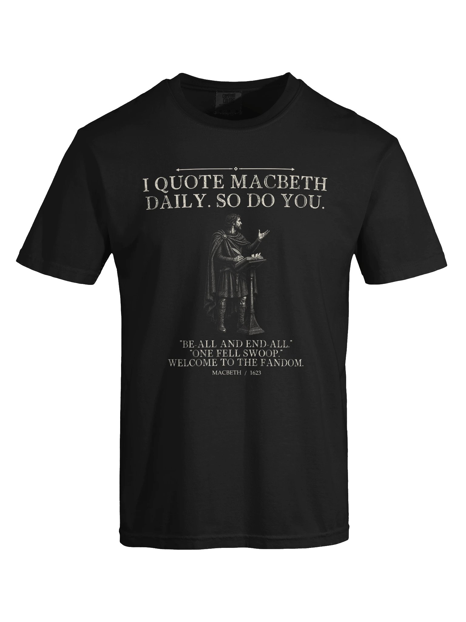 Quote Macbeth Daily -- Macbeth Tee (Dark) product image (25)