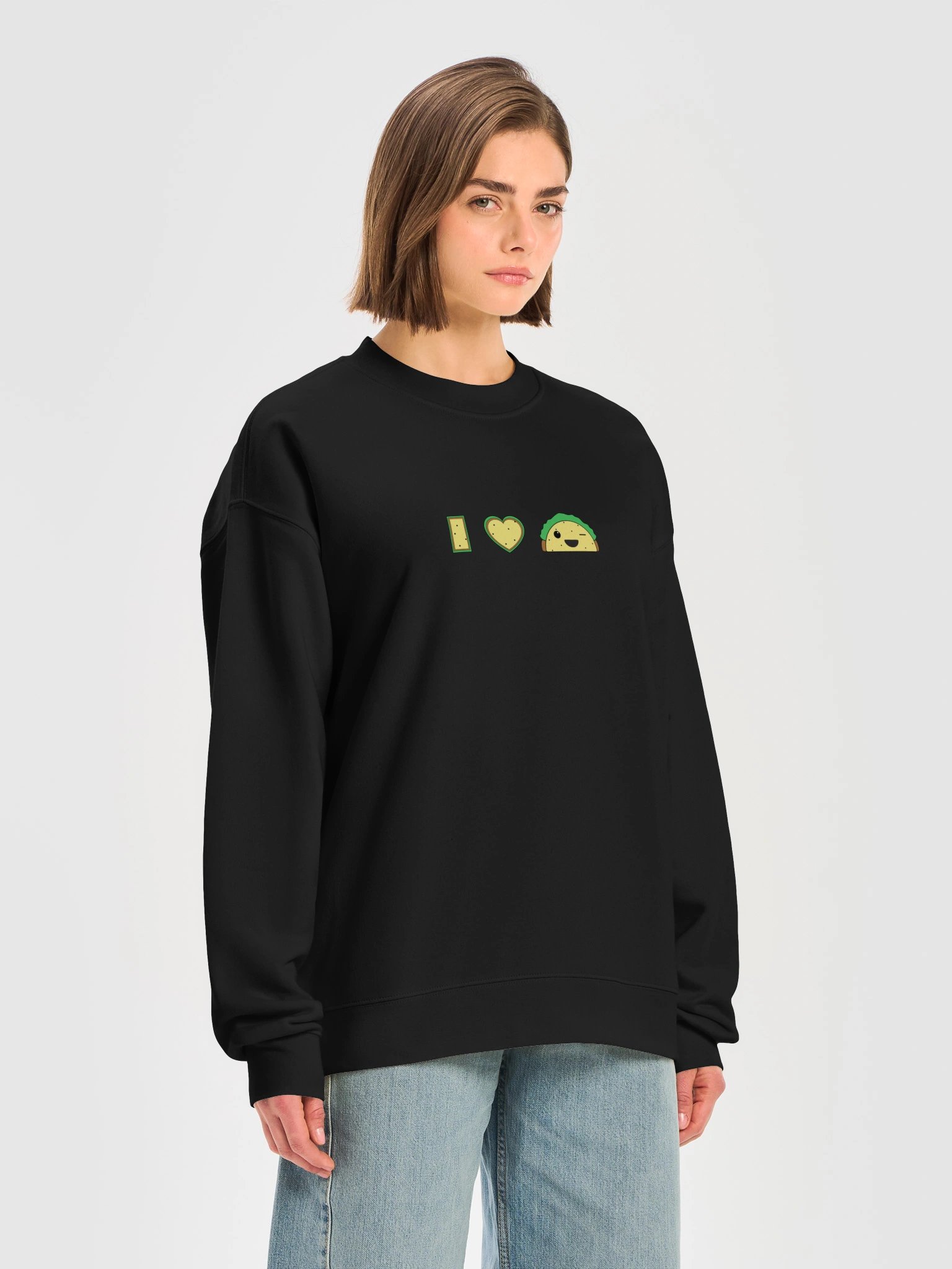 I Heart Taco Cheeks Sweatshirt product image (5)