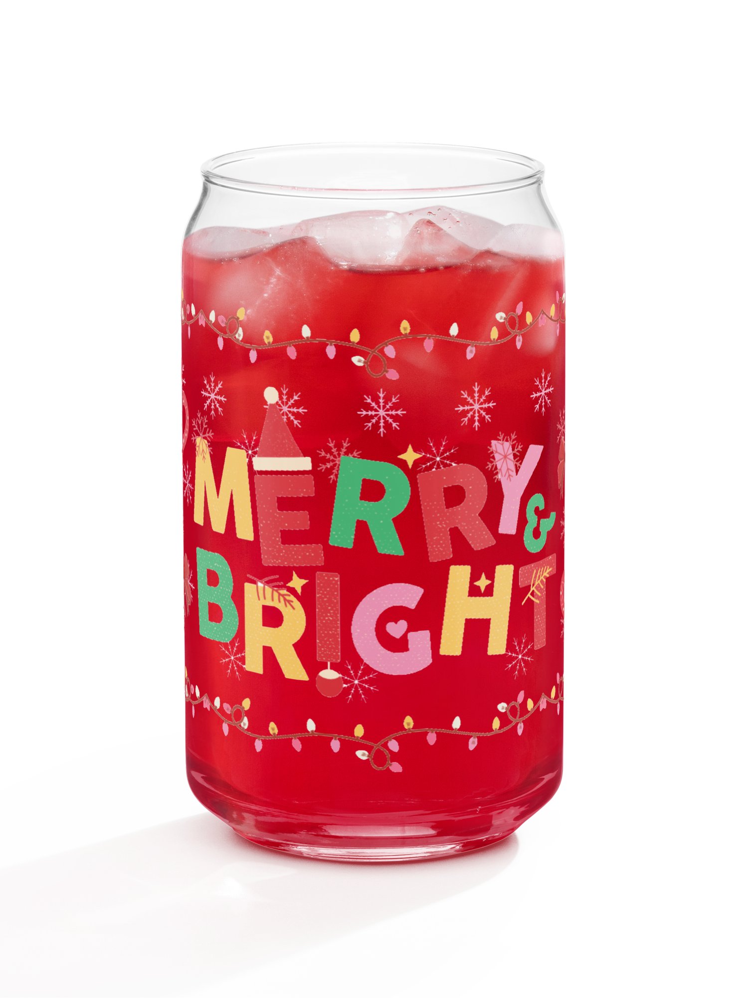 Merry & Bright Glass Tumbler product image (11)