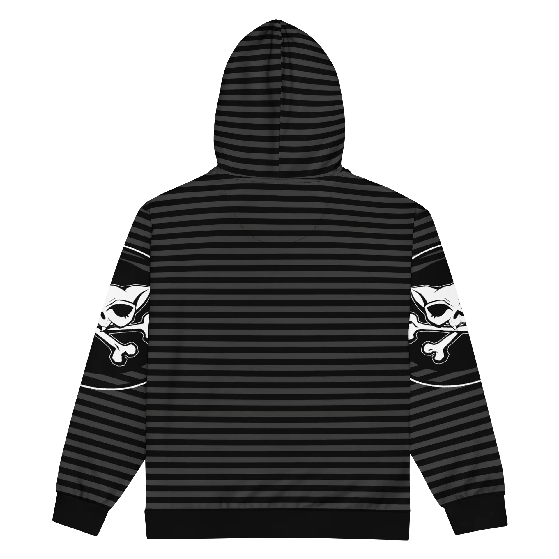 Blaque Kat Skull Remix Stripped Hoodie product image (2)