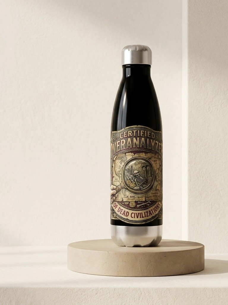 Certified Overanalyzer of Dead Civilizations Bottle product image (2)