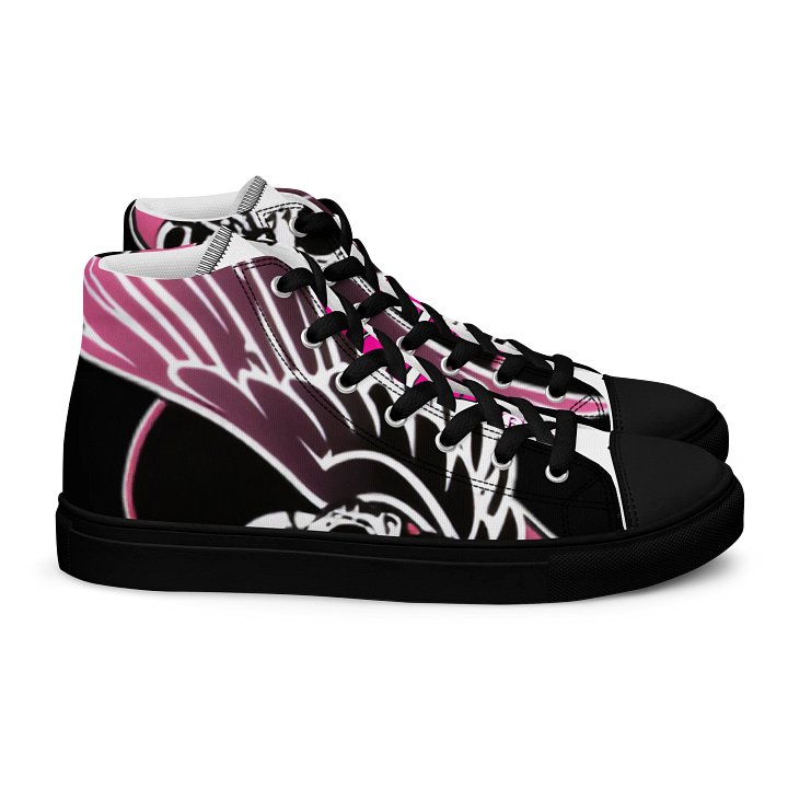 Rebel Winged Skull Women’s High Top product image (2)